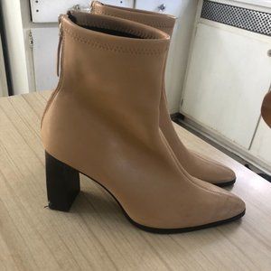 Tan Ankle Boots - wore once Size 8.5